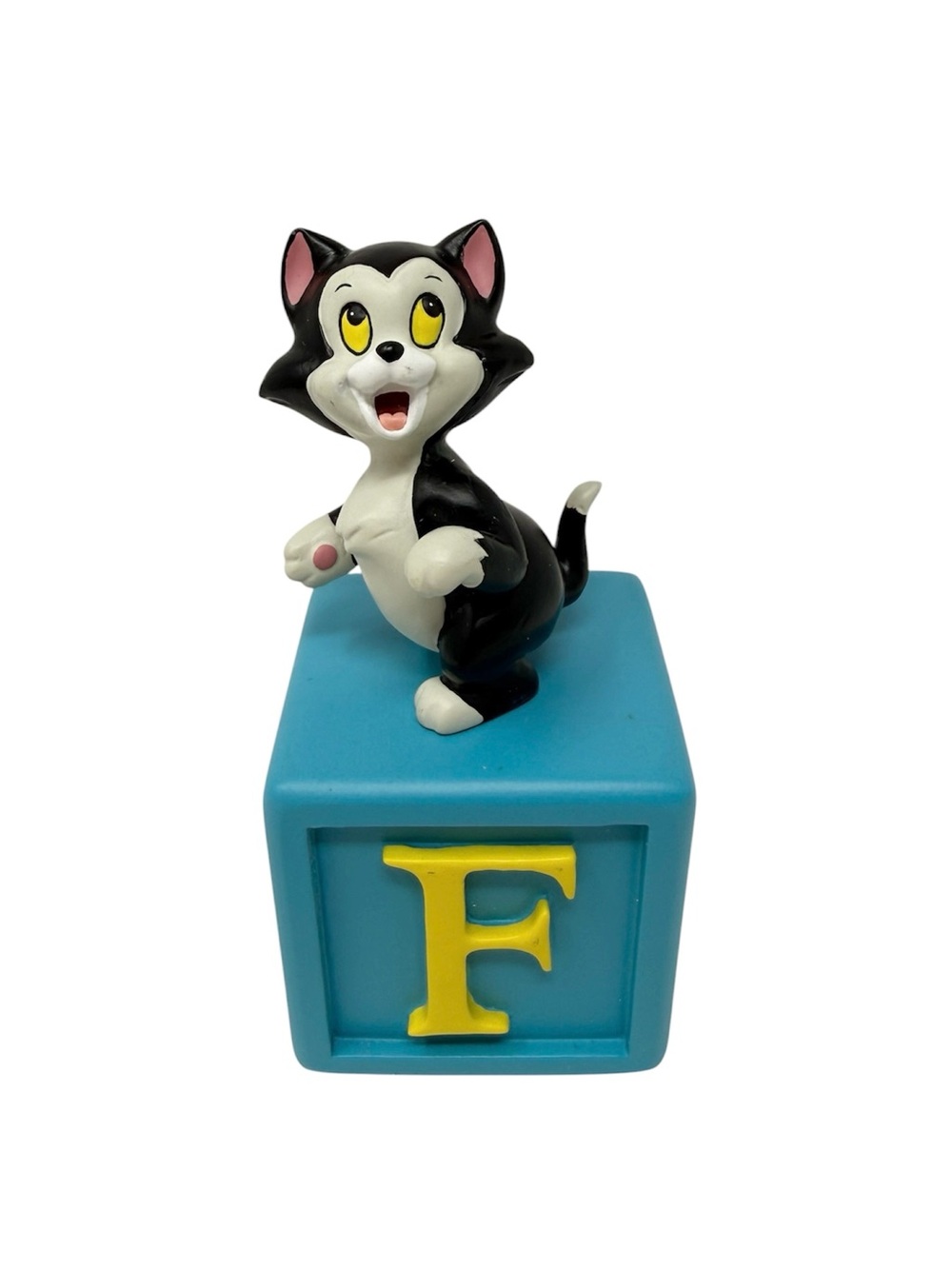 Grolier Collectibles Disney Figaro Character Alphabet Fun Blocks Figurine